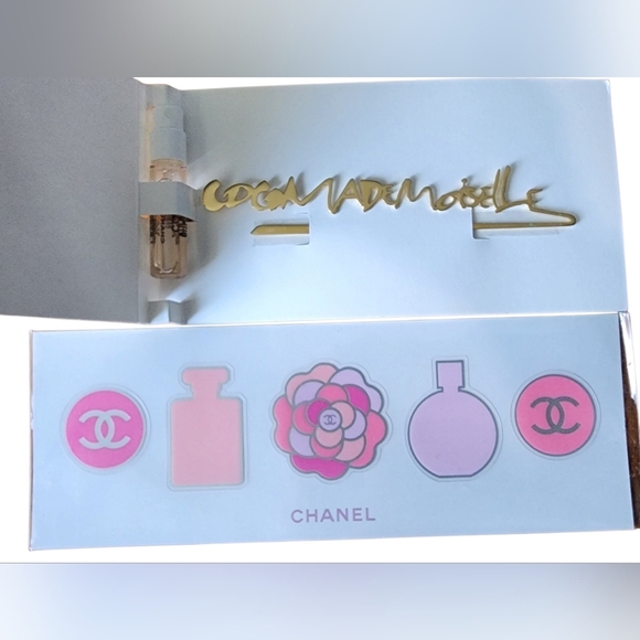Accessories - NWOT Coco Mademoiselle Pin / Brooch Gold tone + Stickers